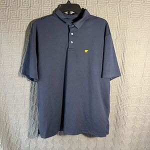 Jack Nicklaus Polo Mens Size Large Navy Blue Collared Short Sleeve